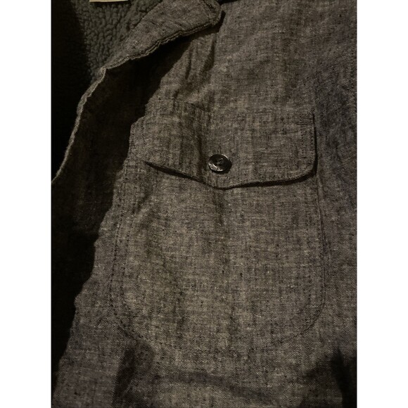 Patagonia Mens Large Insulated Hemp Organic Cotton Shirt Gray - Picture 3 of 4